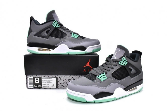 4 Air Jordan Glow Retro 308497-033 Green 0816